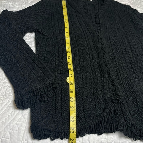 J. Crew Iconic Lady Sweater Jacket Black Size L - Picture 6 of 11